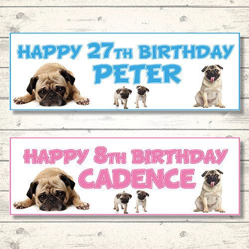 Personalised pug dog - 2,
