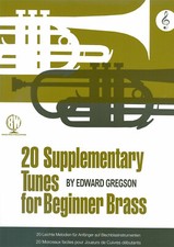 20 Supplementary Tunes Beginner Brass Trumpet Cornet Book Treble Clef Gregson T7
