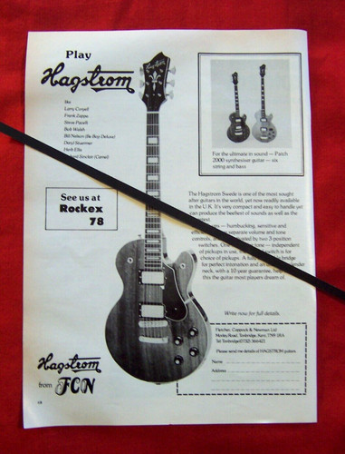 Hagstrom swede guitar - hagstrom,