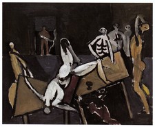 Return of Odysseus Keith Vaughan print in 11 x 14 inch mount SUPERB