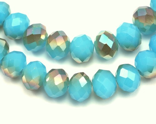 Faceted rondelle cut - faceted,