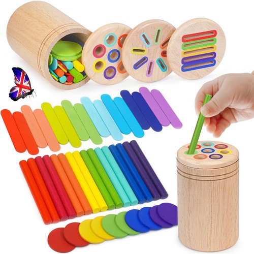 Color sorting montessori - sorting,