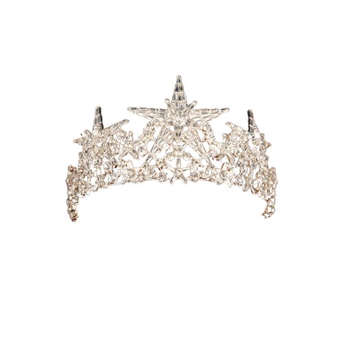 Star bridal tiara gilttering - bridal,