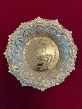 Silver Commemorative Dish For Edward VII Birmingham 1901