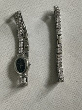 Philip Mercier Ladies Dress Watch & Bracelet Set Stainless Steel.