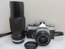 OLYMPUS OM2n MD SLR, Auto-S 50mm 1:1.8 & Auto-Zoom 100-200mm 1:5 Lens, Shoe 4