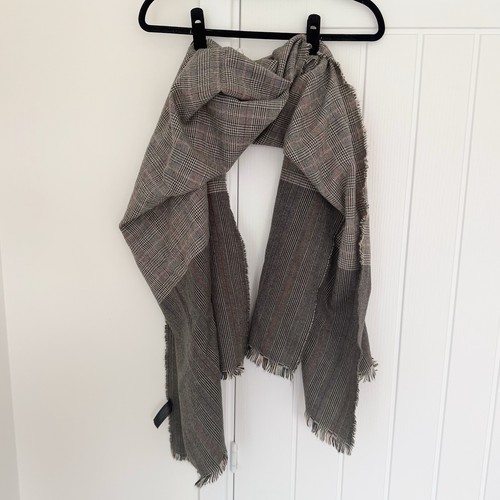 Primark checked scarf brown - checked,