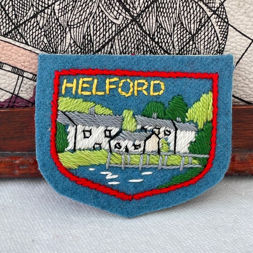 Vintage helford patch cornwall - vintage,