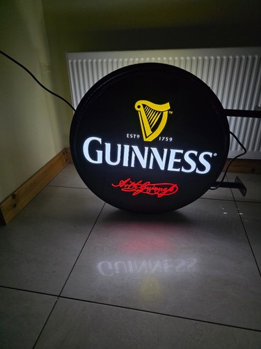 Guinness lighted sign - guinness,