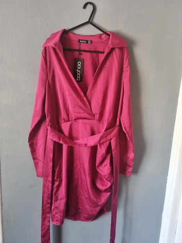 Boohoo wrap dress