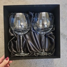 ROYAL SCOT CRYSTAL 'SKYE' 2 GIN & TONIC COPA GLASSES - GIFT BOXED (NEW)