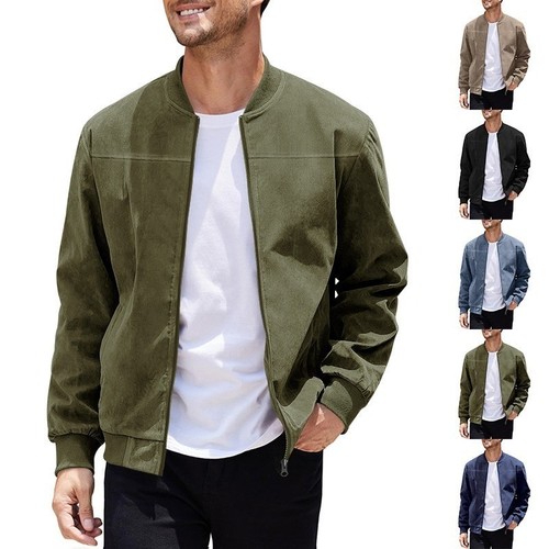 Mens solid suede jacket - mens,