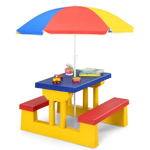 Costway kids picnic table - costway,