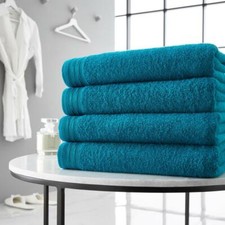 4 Pieces Egyptian Cotton Towels Large Bath Sheet Super Soft Towel Bale Set