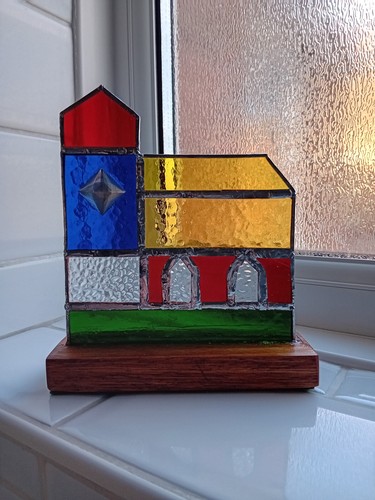 Church stained glass - church,