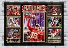 Patrick Mahomes Kansas City Chiefs NFL Superbowl LVIII memorabilia signed #275
