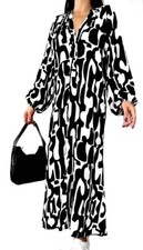 ZARA LONG PRINTED MIDI DRESS