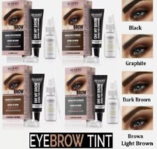 Henna Eyebrow Eyelash Tint Lasting Brow Dye Paint Cream Brown Black Full Kit Set
