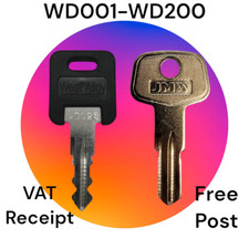 2x CARAVAN KEYS CUT TO CODE WD