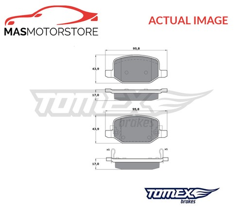 Brake pads set braking pad - brake,