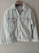 Mango Denim Jacket Light Blue