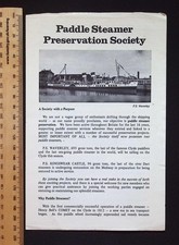 Paddle Steamer Preservation