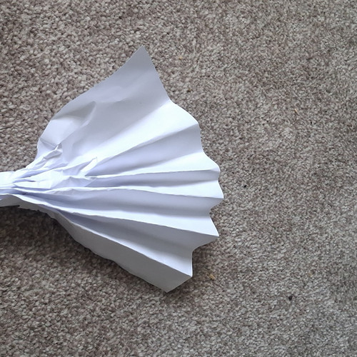 Paper hand made fan