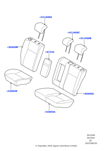 Land rover genuine lr022268 - land,