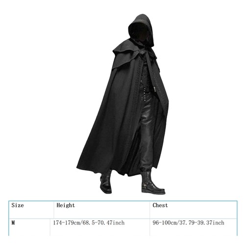 Halloween hooded cloak unisex - hooded,
