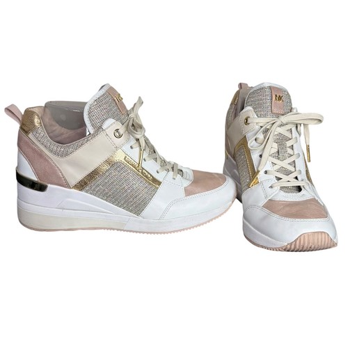Michael kors white pink wedge - michael,