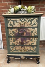 Hand-Painted Vintage Chest of