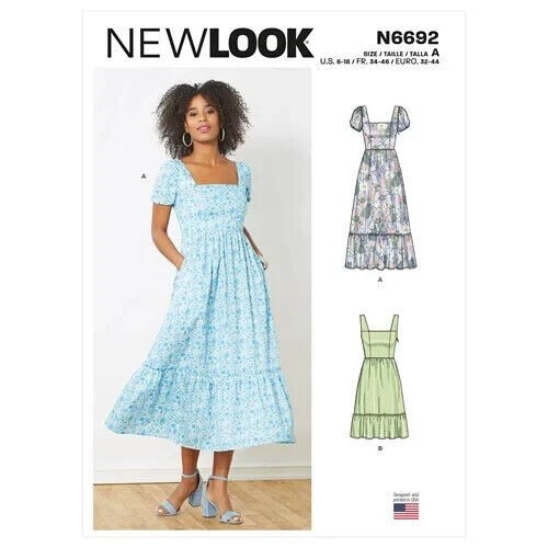 New look 6692 sewing pattern - sewing,