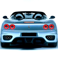 Ferrari Led Tail Lights F360, 512, F355, 550, 575M, F50 Red Clear by Exotic Led