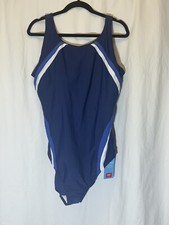 Cotton Traders NWT Women’s Navy Blue Swimsuit Size 22W W19