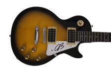 JOE BONAMASSA SIGNED AUTOGRAPH GIBSON EPIPHONE LES PAUL GUITAR BLUES RARE PSA