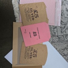 3 vintage bank coin bags