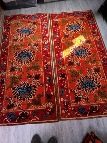 Hand knotted Tibetan rug 1