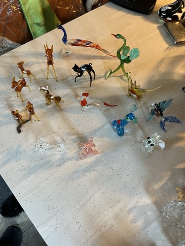Miniature glass animal - glass,