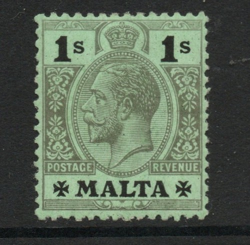Malta 1914 on emerald - 1914-21,