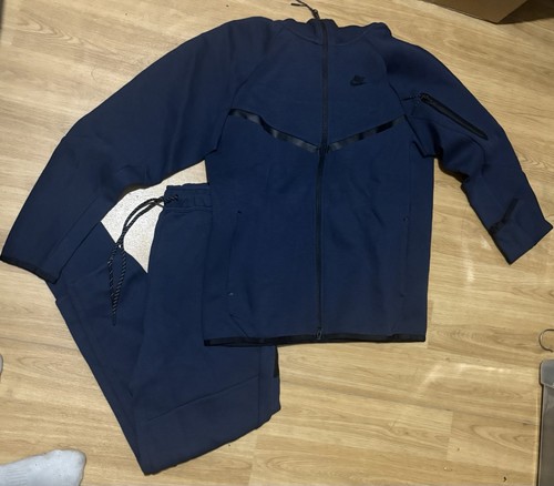 Navy blue full tech - blue, fleece