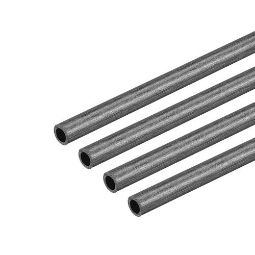 4pcs carbon fiber round - 4pcs, tube