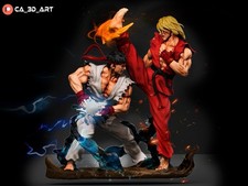 1/6 Scale Ryu vs Ken Resin