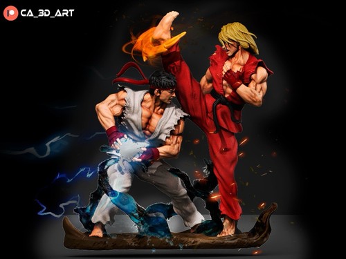 Scale ryu ken resin - vs,