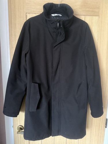 Zara men black coat - zara,