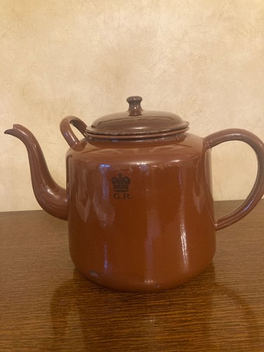 Large ww2 enamelled brown - large,