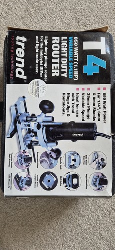 Trend t4ek plunge router - trend,
