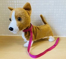 Animagic Lizzie The Corgi Wiggling  Walking Toy Dog With Sounds