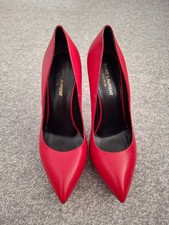 Beautiful red designer YSL shoes women size 6.5