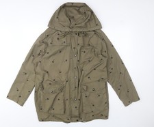 Topshop Women’s Green Hooded
