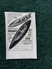 El66 Ephemera 1966 advert travel craft folbot 